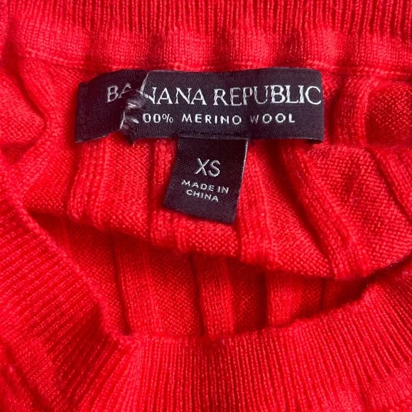 Banana republic merino wool ribbed sweater - Picture 8 of 9